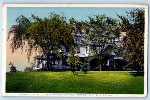 1910 Long Island New York Postcard Sagamore Hill Residence CO. Roosevelt Oyster