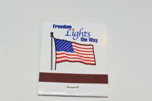 Freedom Lights the Way Flag 20 Strike Matchbook