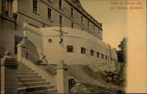 Hotel St. George Bar Sea Venture Bermuda c1910 Postcard