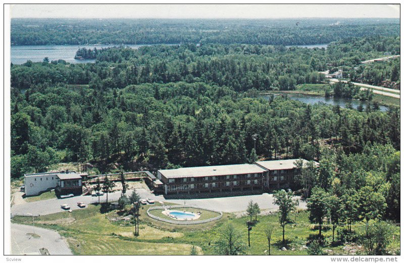 Swimming Pool, The Mana-To-Ana Motor Hotel, 1000 Islands, Ontario, Canada, PU...