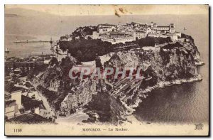 Old Postcard Monaco Rocher