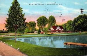 Michigan Grand Rapids State Fish Hatchery 1937