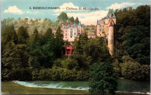 Belgium Remouchamps Chateau de Montjardin Vintage Postcard C010