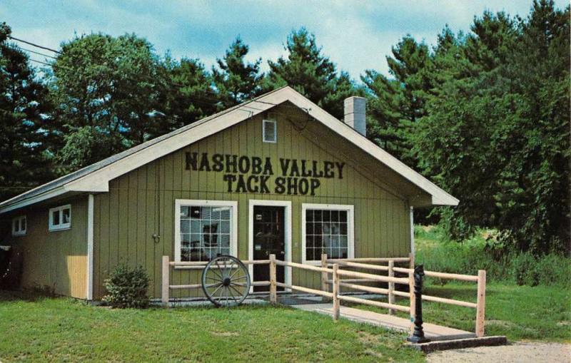 East Pepperell Massachusetts Nashoba Valley Tack Shop Vintage Postcard K64561