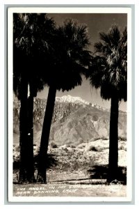 Vintage 1930's RPPC Postcard Mt. San Jacinto Banning California