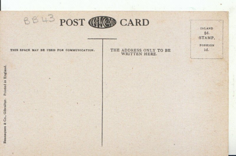 Gibraltar Postcard - Governor's Cottage - Ref 13249A