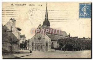 Old Postcard Clamart The Church