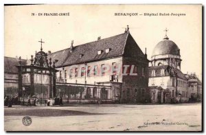 Postcard Old Besacon Hopital Saint Jacques