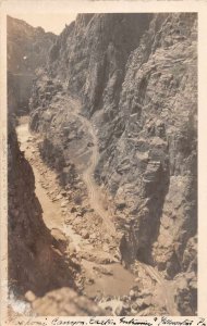 Shoshone Canyon Scenic View Real Photo Vintage Postcard JF686676