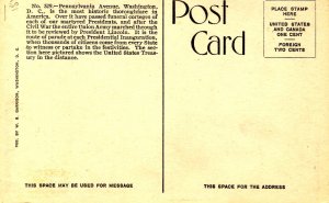 DC - Washington. Pennsylvania Ave looking toward U.S. Treasury