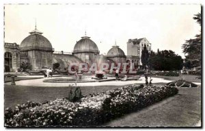 Old Postcard English Garden Rennes Tabor rt Serres