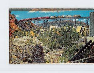 Postcard - The Montreal River trestle, Algoma Central Railway - Canada