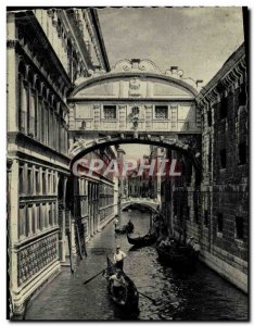 Modern Postcard Venice Bridge of Sighs