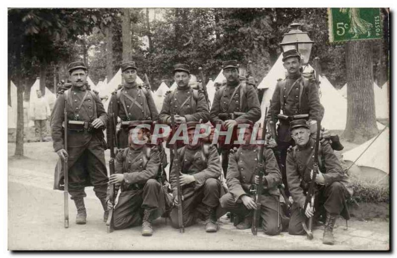 Militaria Camp of Mailly CARTE PHOTO Ferdinand Duchat Duchesne Henri Boucher ...