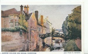 Cambridgeshire Postcard - Queens' College and Bridge - Cambridge - Ref ZZ4021