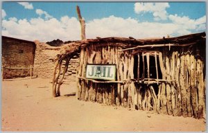 Old Tucson's Jail Arizona Postcard Petley Color Card Stan Davis H83