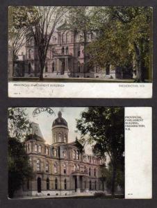 NB Lot 2 Parliament Bldg Fredericton New Brunswick Canada Postcard Carte Postale