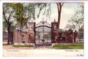 Harvard Gateway, Cambridge, Massachusetts, Used 1906