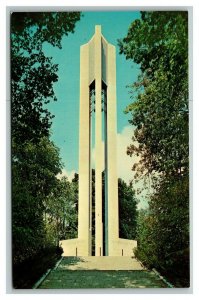 Vintage 1960's Postcard Carillon at Butler University Indianapolis Indiana