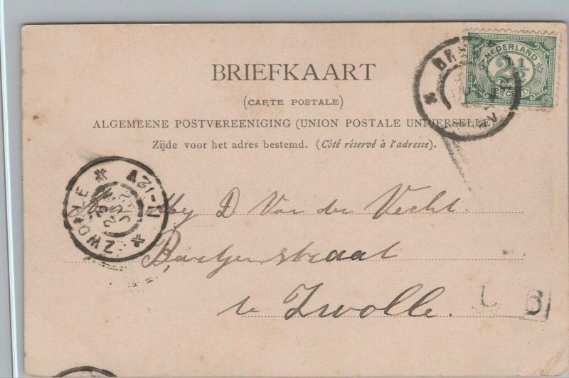 Netherlands Mastbos Met Boswachterswoning Breda Vintage Postcard 01.41 