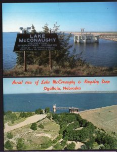 (2) Nebraska Lake McConaughy and Kinsley Dam north of OGALLALA - Chrome