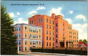 Postcard HOSPITAL SCENE Manchester New Hampshire NH AM2243