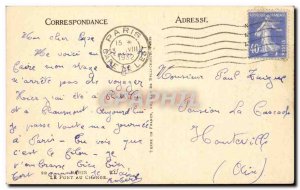 Paris - 1 - Conciergerie and bridge of Change -Bridge - Old Postcard -