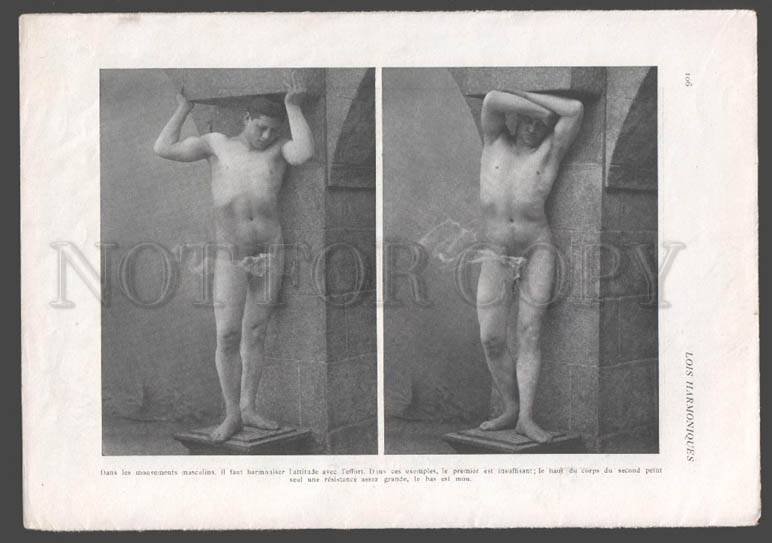 092770 ART NOUVEAU FRENCH NUDE RISQUE GIR & MAN #105-106