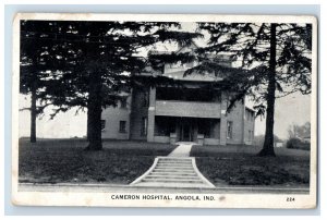 C1915-20 Cameron Hospital Angola Ind Postcard F35E