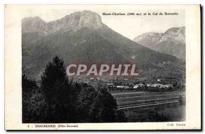 Old Postcard Doussard Haute Savoie Mont Coal and neck Bornette