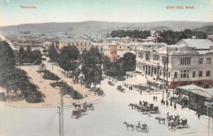 Vina del Mar Chile Panorama View Vintage Postcard AA68806