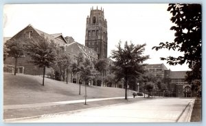 Lincoln High School Manitowoc Wisconsin Postcard RPPC Photo Lincoln