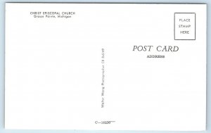 2 Postcards GROSSE POINTE, Michigan MI ~Interior CHRIST EPISCOPAL CHURCH