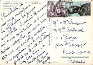 BF22912 granada hopederia de san francisco  spain front/back image