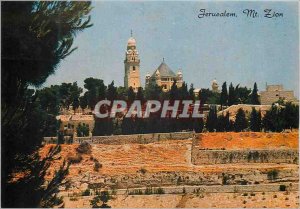 Postcard Modern Jerusalem Mt Zion