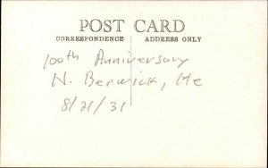 North Berwick ME EB Brown Florist Parade Float Car License Plate 100th Anniv RP