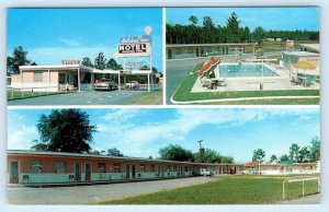 CALLAHAN, Florida FL ~ Roadside HOLIDAY TIME MOTEL c1950s Nassau County Postcard