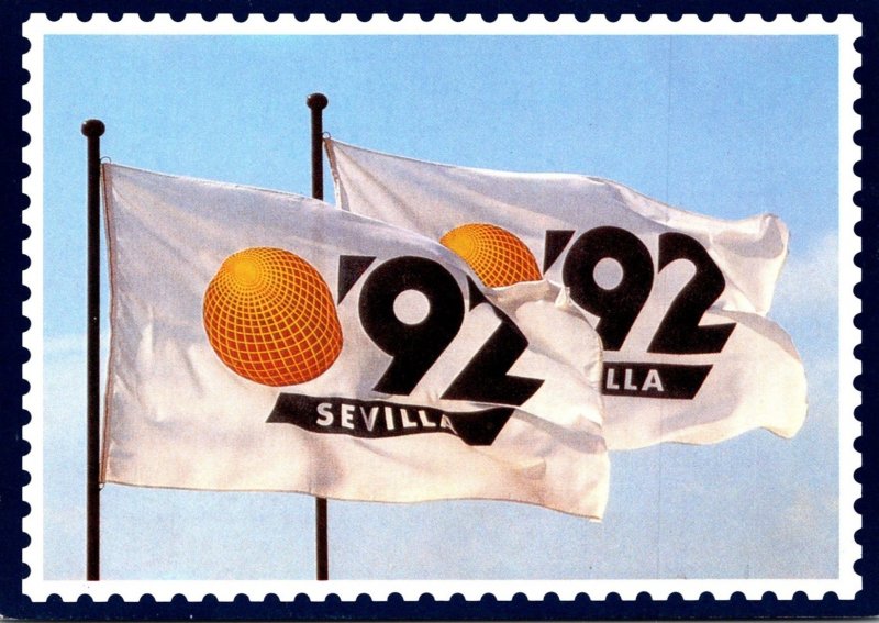 Spain Sevilla Exposition '92 Flags