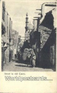 Street Old Cairo Eqypt Unused 