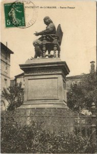 CPA Beaumont de Lomagne Statue Fermat FRANCE (1094881)