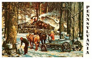 Postcard FARM SCENE Jennerstown Pennsylvania PA AP9785