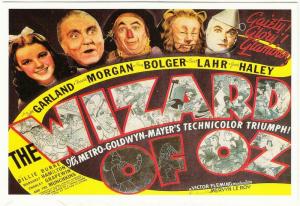 Postcard of The Wizard of Oz Movie #2 Large Letter Style