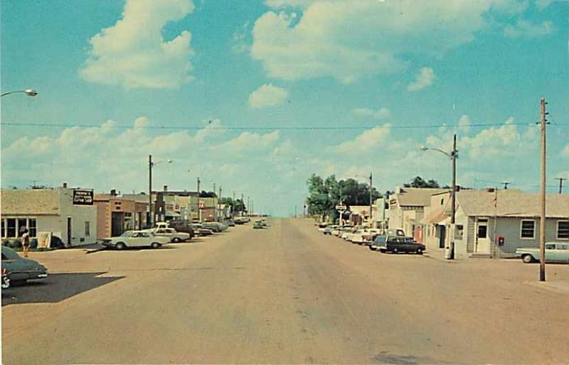 Street Scene in Eagle Butte SD South Dakota