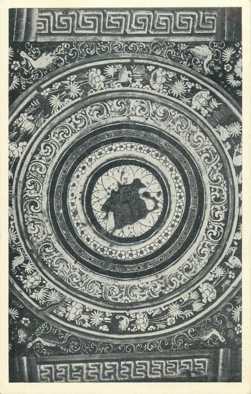 Postcard India Ajanta Cave 2 ceiling painting