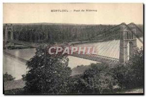 Postcard Old Bridge Nievroz Montluel