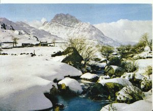 Wales Postcard - Tryfan from The East - Caernarvonshire - Ref 17431A