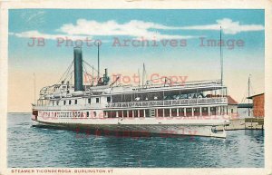 Lake Champlain Steamer Ticonderoga, Burlington Vermont