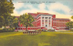 Omaha Nebraska University College Of Medicine Antique Postcard K100897