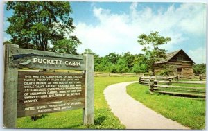 Postcard - Cabin Home Of Orlean Puckett, Blue Ridge Parkway - Hillsville, VA