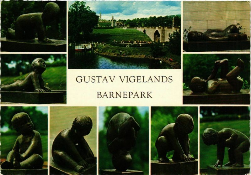 CPM AK Gustav Vigelands Barnepark NORWAY (829358)